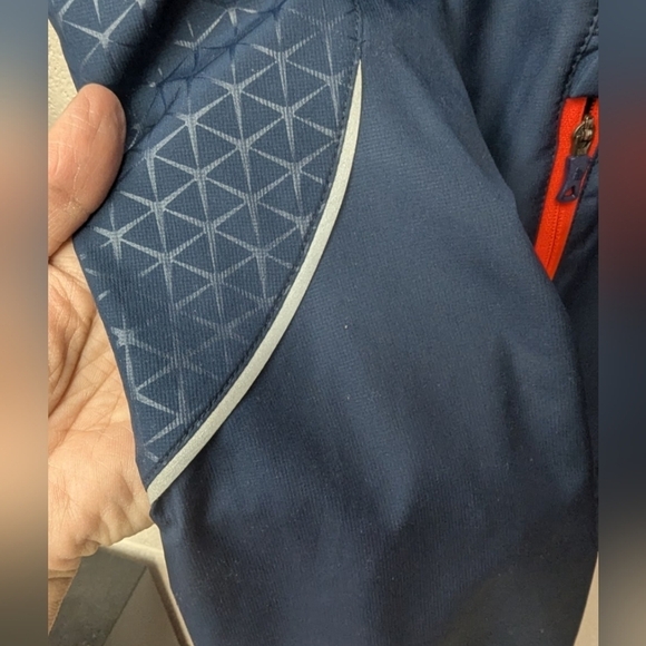 The North Face windbreaker in women's XL navy/coral pristine condition like new - Picture 6 of 16